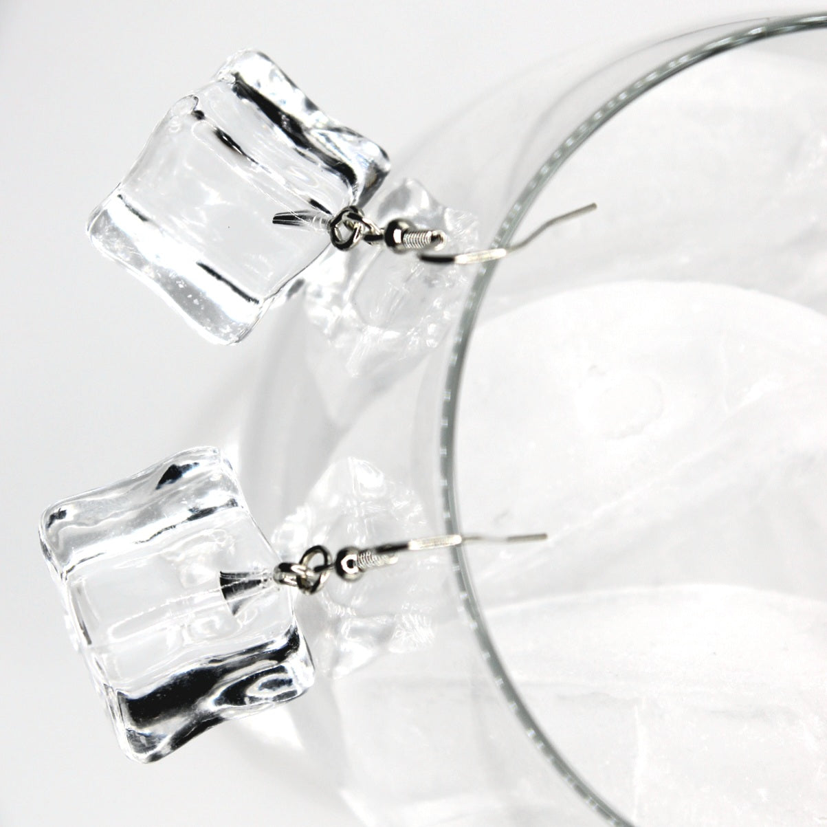 Ice Cube Earrings - Uniqua Treasures