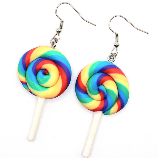 Colorful Lollipop Earrings - Uniqua Treasures