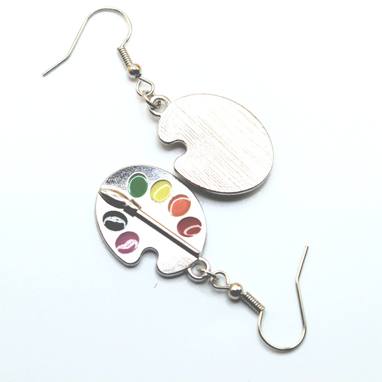 Paint Palette Earrings - Uniqua Treasures