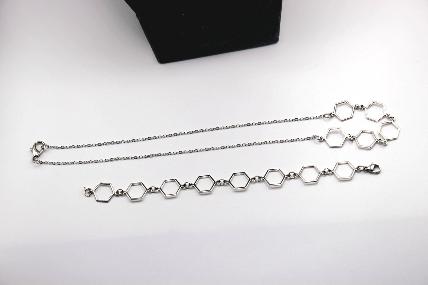 Hexagon Geometric Jewelry Set - Uniqua Treasures