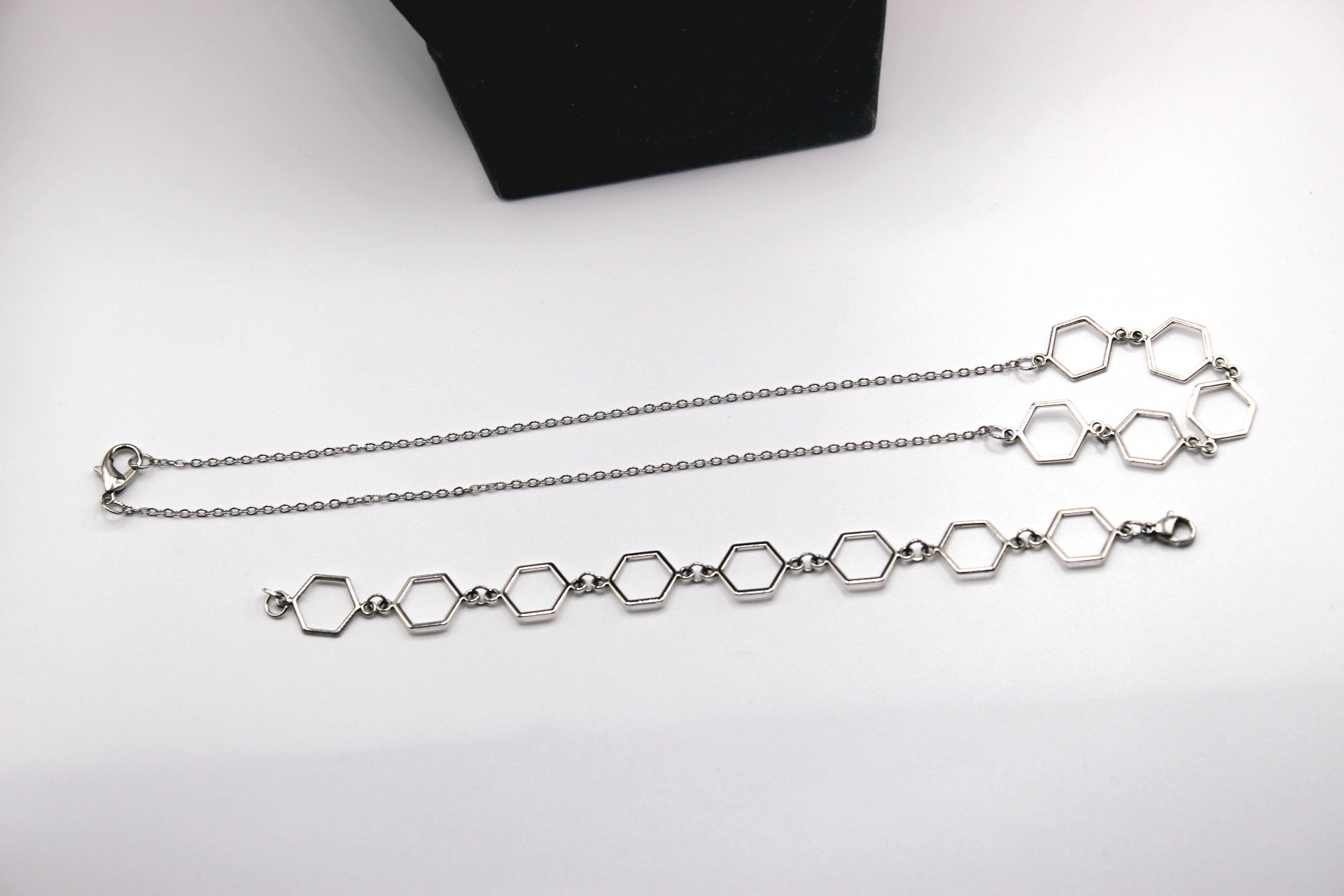 Hexagon Geometric Jewelry Set - Uniqua Treasures