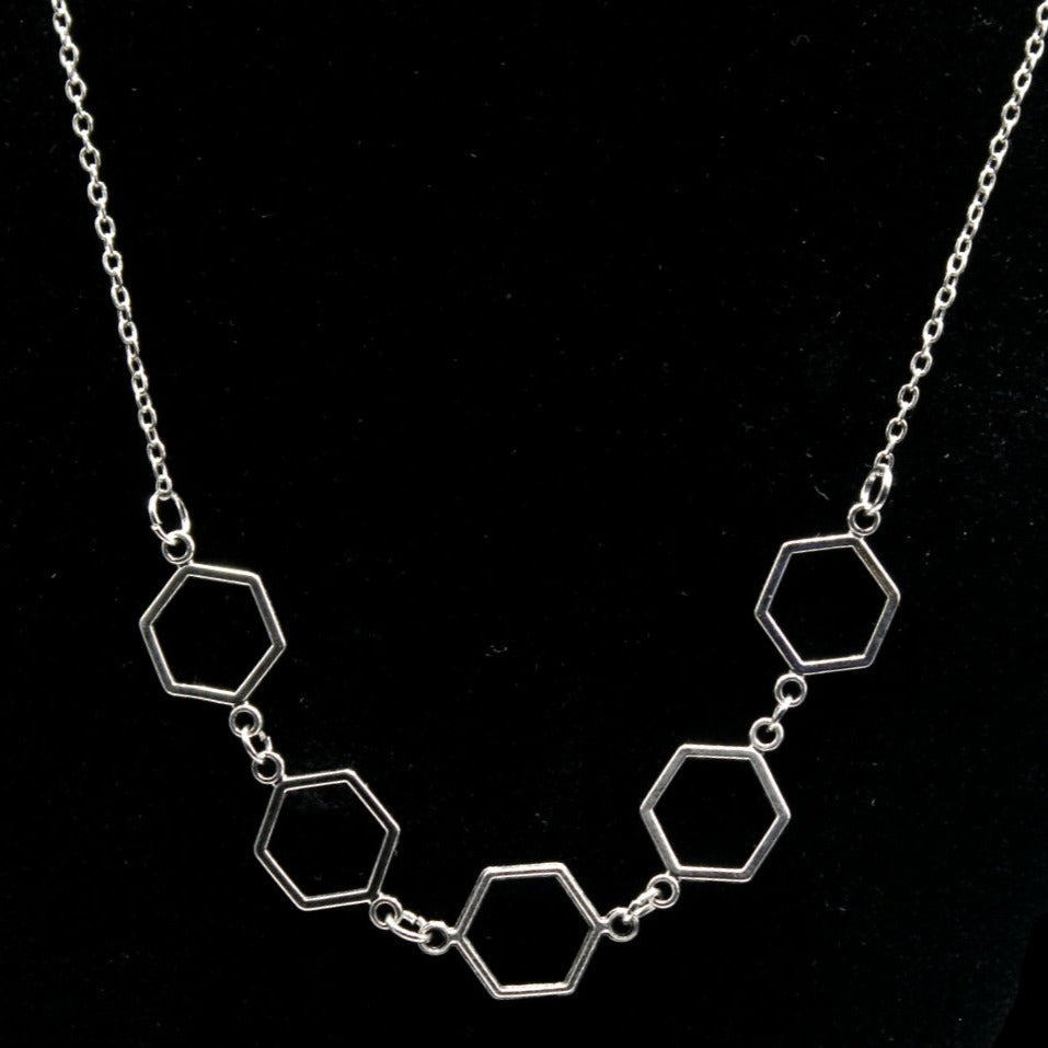 Hexagon Geometric Jewelry Set - Uniqua Treasures