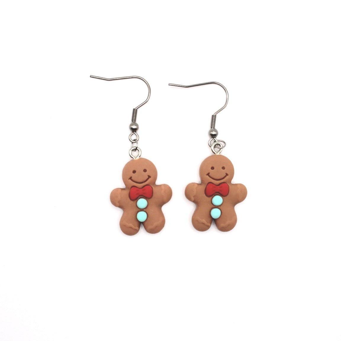 Gingerbread Man Earrings - Uniqua Treasures