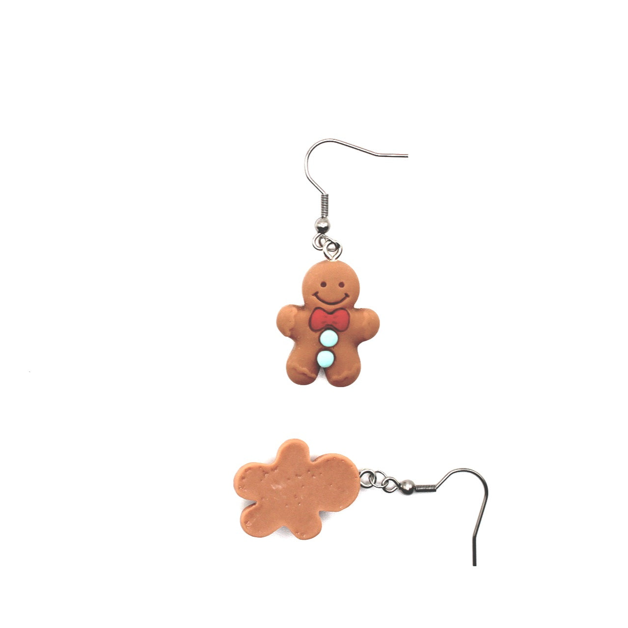 Gingerbread Man Earrings - Uniqua Treasures