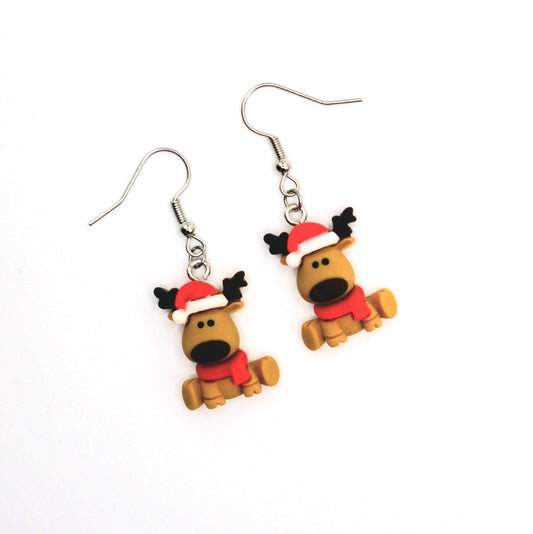 Reindeer Earrings - Uniqua Treasures