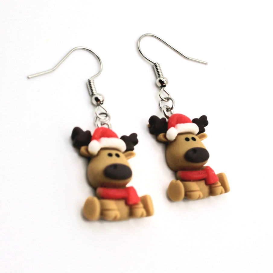 Reindeer Earrings - Uniqua Treasures