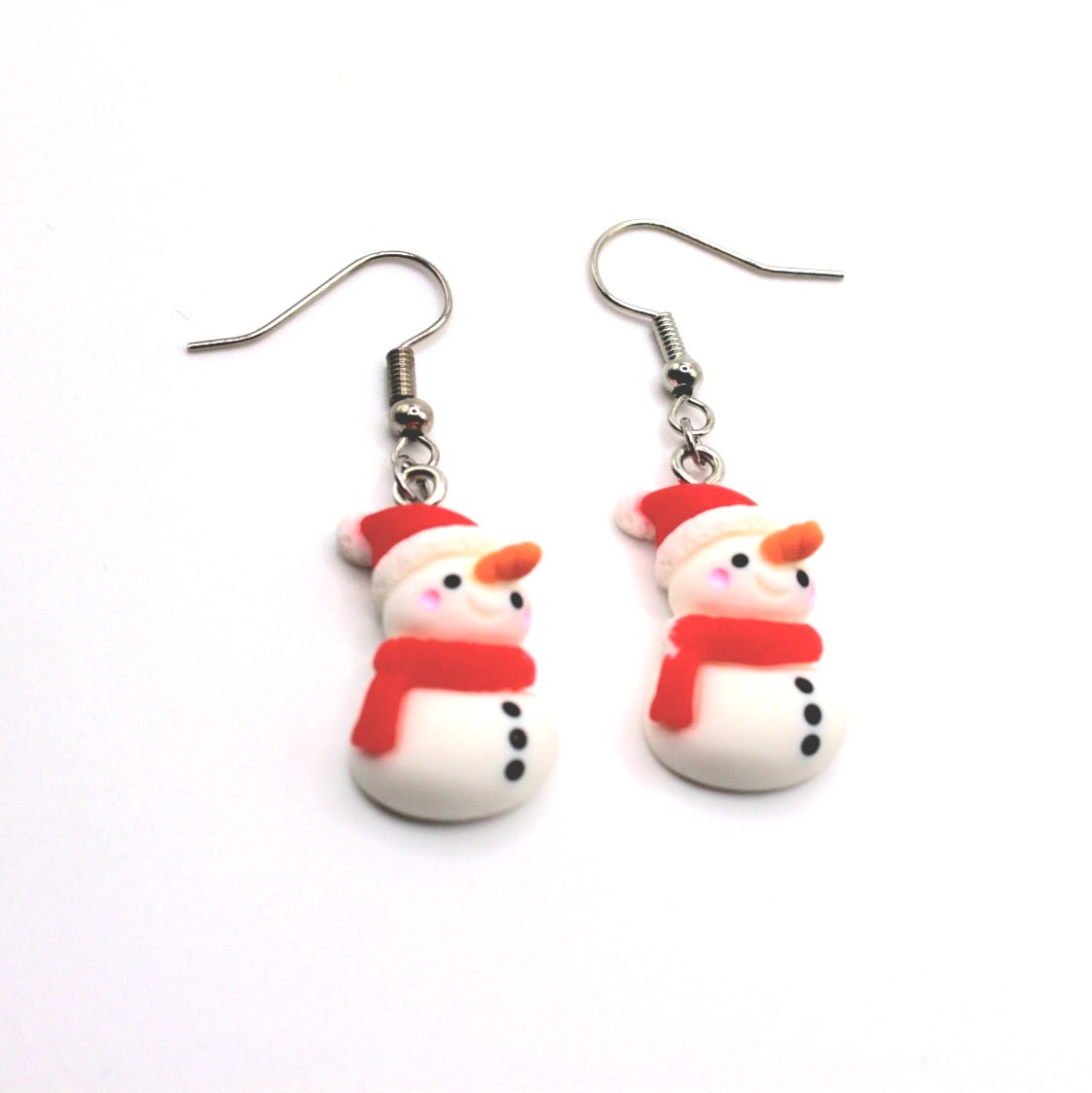 Winter Snowman Earrings - Uniqua Treasures