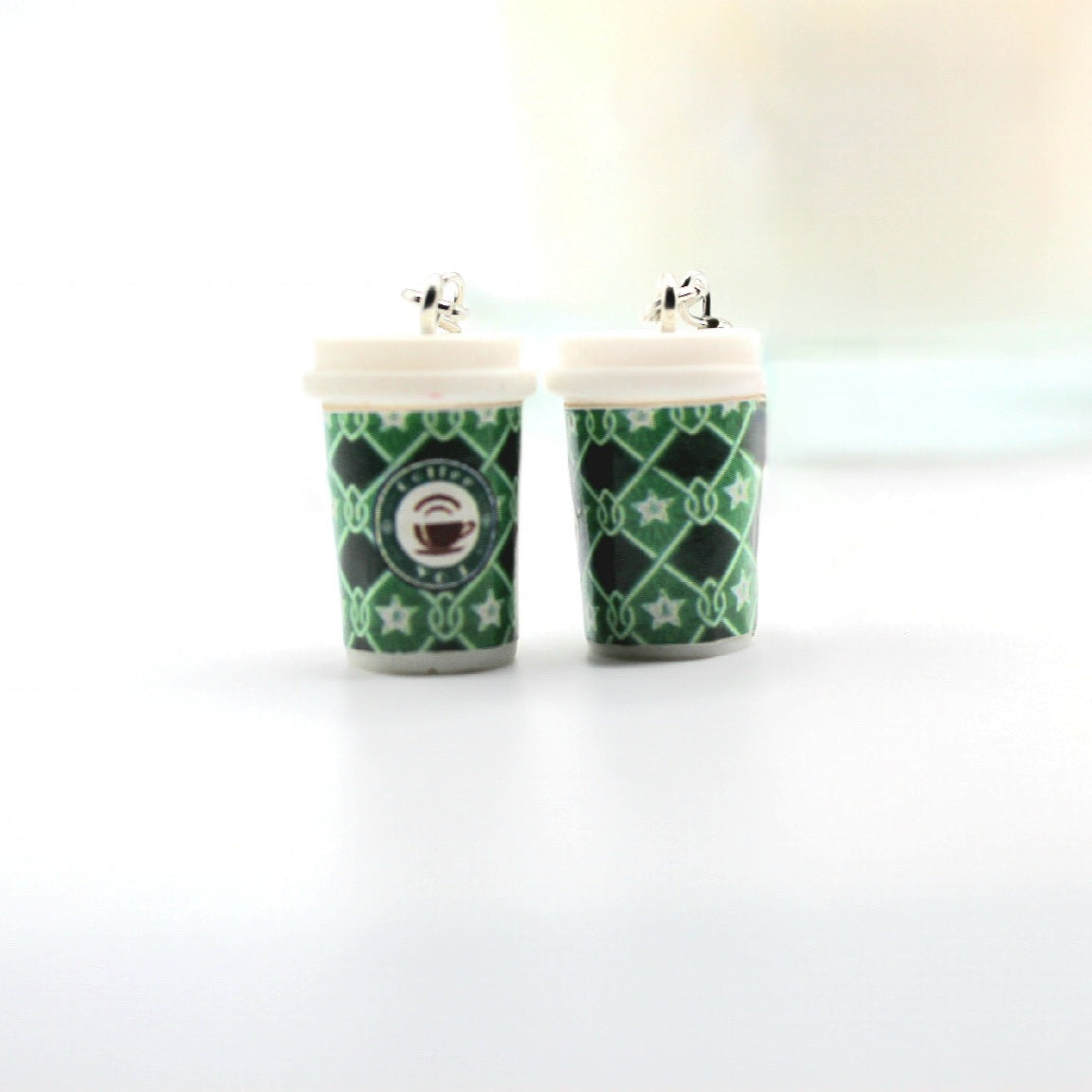 Mini Coffee Cup Earrings - Uniqua Treasures