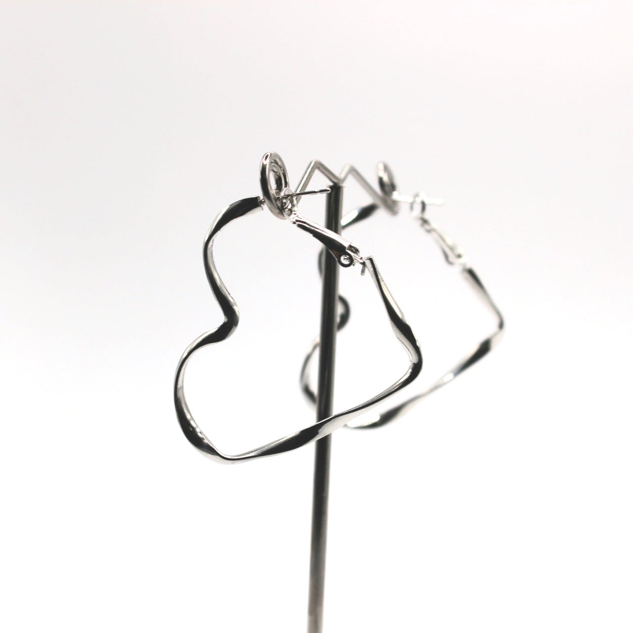 Love Heart Hoop Earrings - Uniqua Treasures