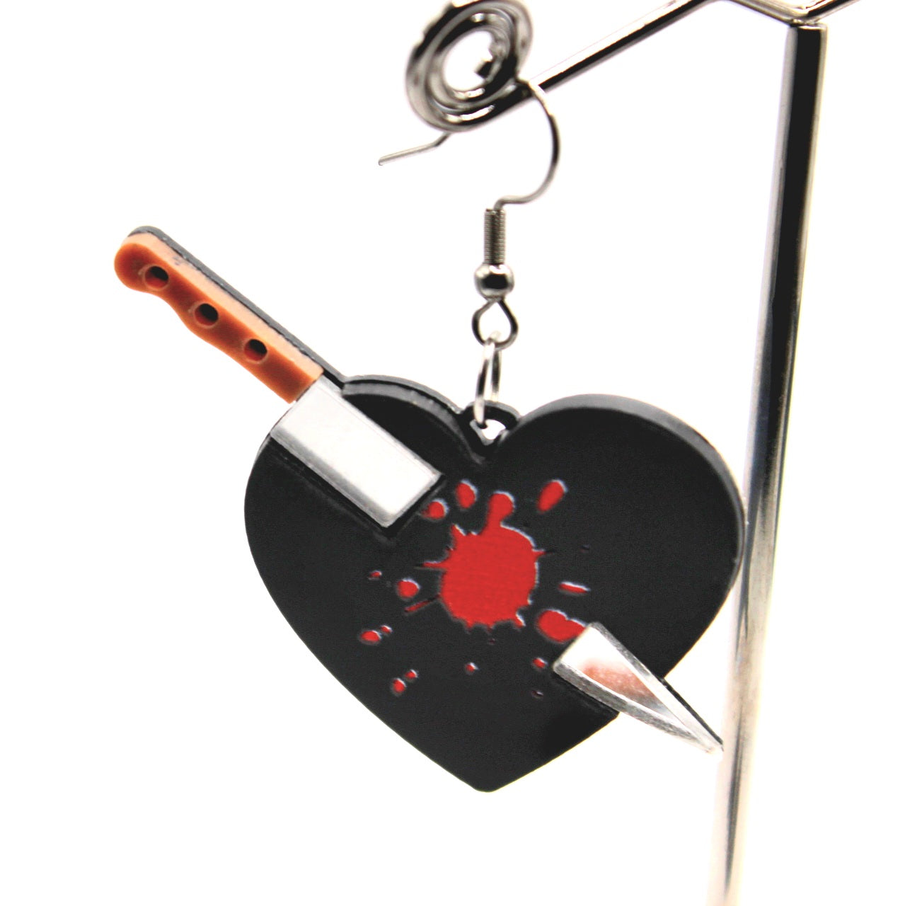 Stabbed In The Heart Earrings - Uniqua Treasures