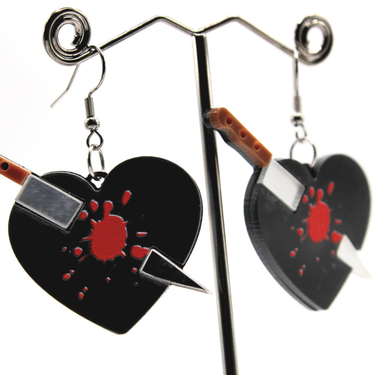 Stabbed In The Heart Earrings - Uniqua Treasures