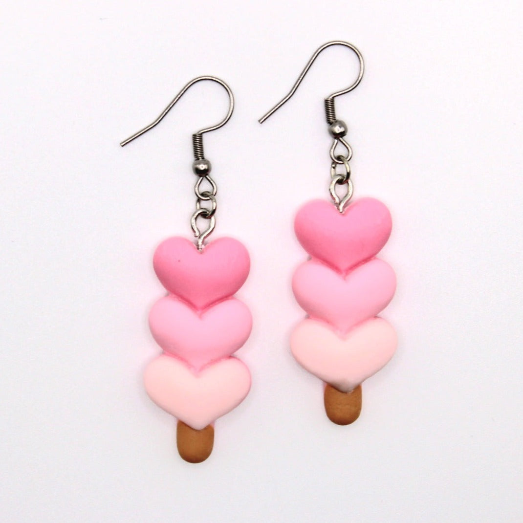 Heart Lolipop Earrings - Uniqua Treasures