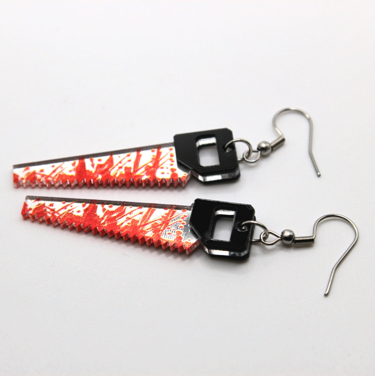 Sawtooth Handsaw Earrings - Uniqua Treasures