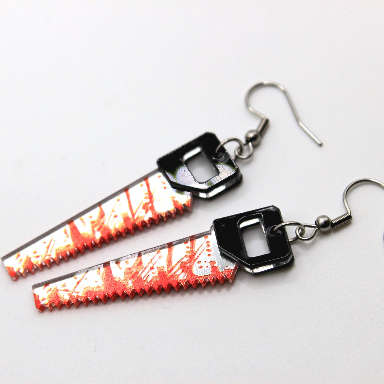 Sawtooth Handsaw Earrings - Uniqua Treasures