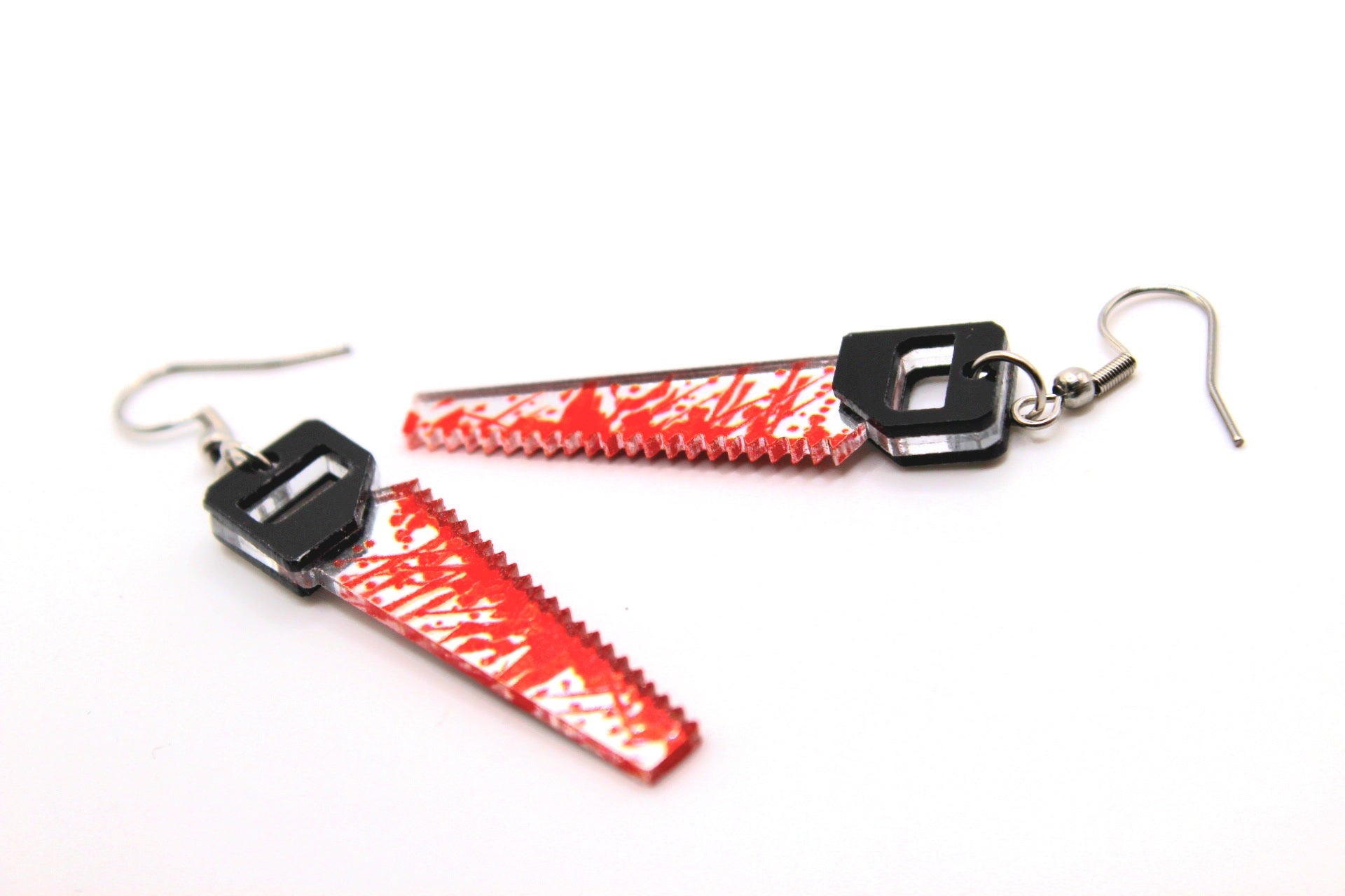 Sawtooth Handsaw Earrings - Uniqua Treasures