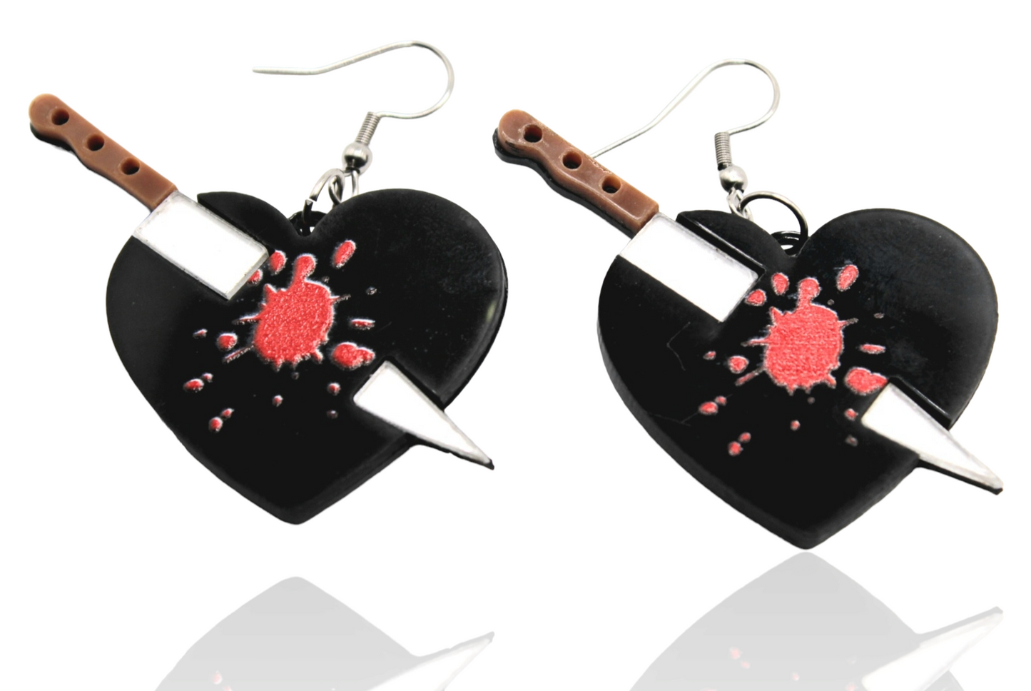 Stabbed In The Heart Earrings - Uniqua Treasures