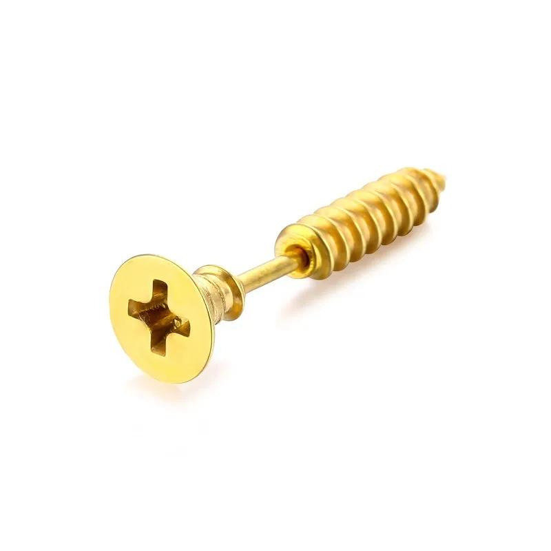 Unisex Screw Earrings - Uniqua Treasures