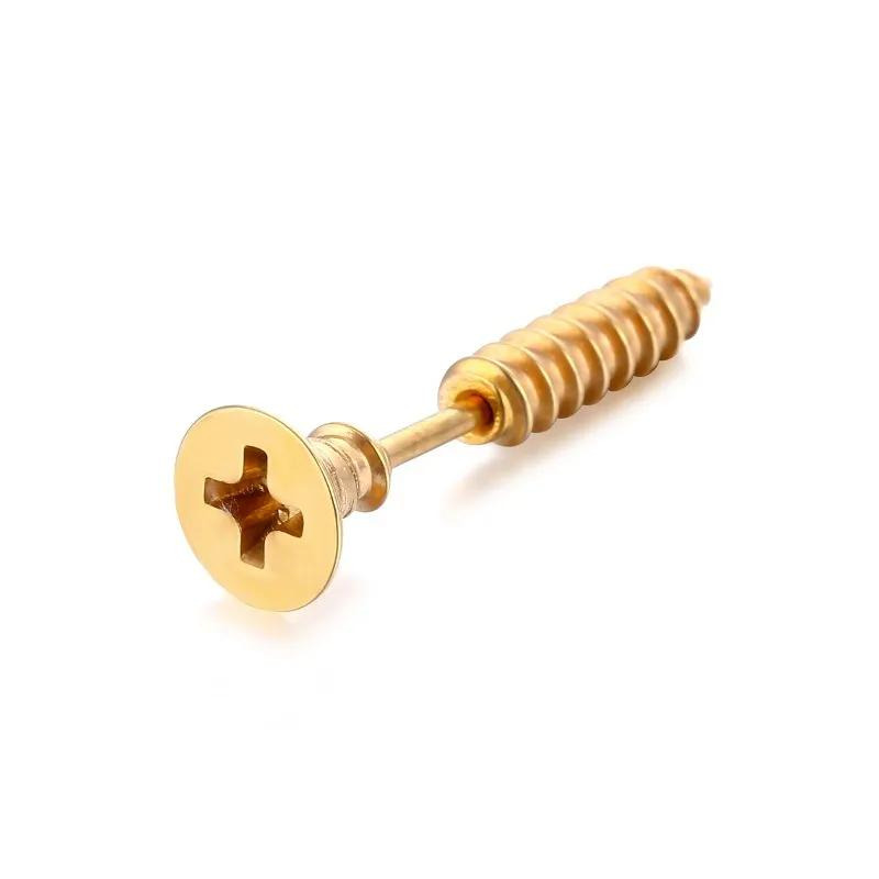 Unisex Screw Earrings - Uniqua Treasures